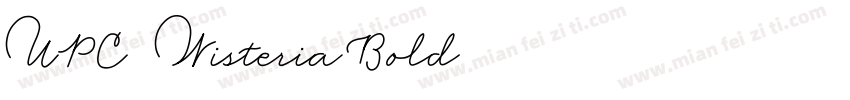 UPC-Wisteria Bold字体转换